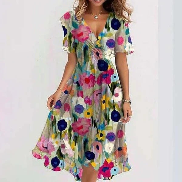 Manelly | Stylish Casual Midi Dress