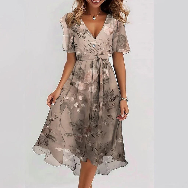 Manelly | Stylish Casual Midi Dress
